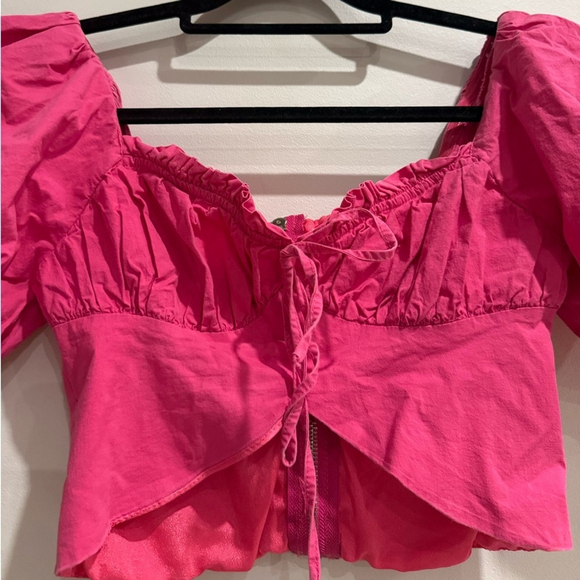 Fashion Nova Wait Up For Me Crop Top - Hot Pink - Picture 6 of 8